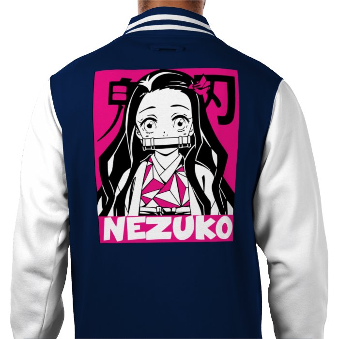 Demon Slayer - Nezuko Theme 3 Varsity Jacket