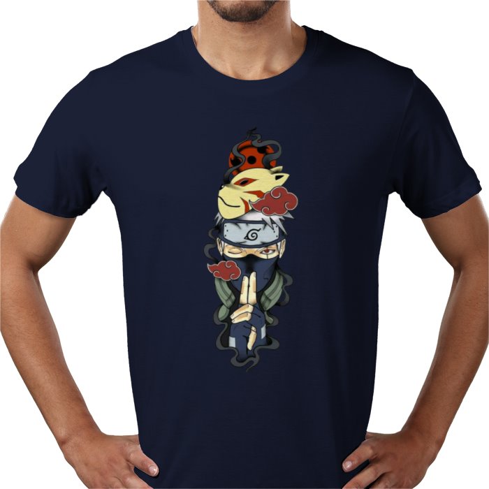 Naruto Kakashi Theme T-Shirt | Copy Ninja Anime Tee