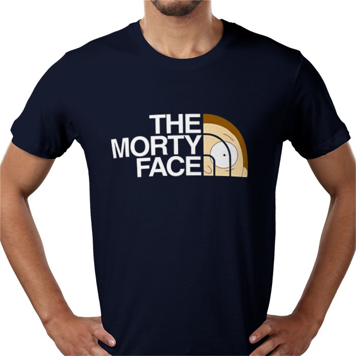 Rick & Morty x The North Face Parody - The Morty Face T-Shirt