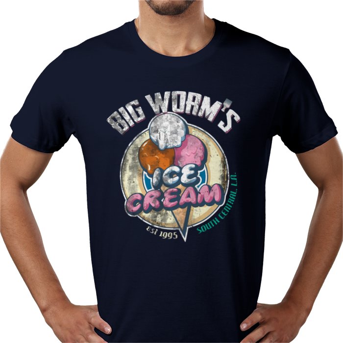 Friday - Big Worms Ice Cream T-Shirt