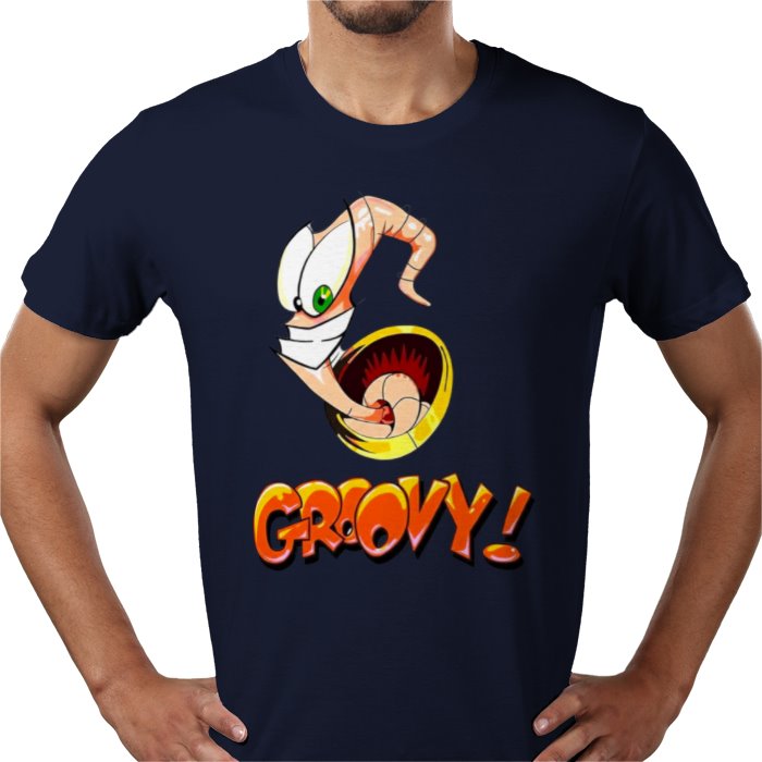 Earthworm Jim - Groovy T-shirt