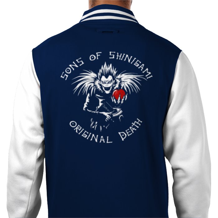 Death Note & Sons Of Anarchy - Sons Of Shinigami Varsity Jacket