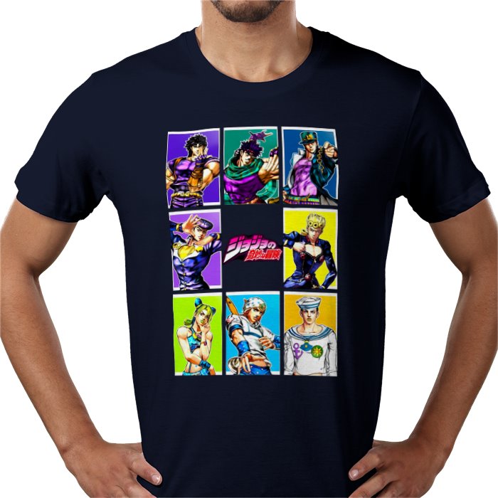 JoJo's Bizarre Adventure - Grid Collage T-Shirt
