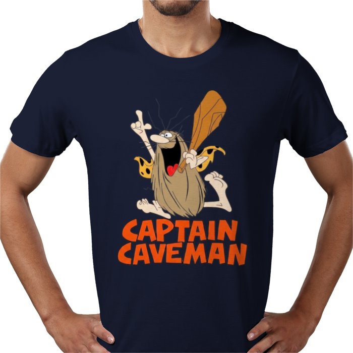Captain Caveman Theme T-shirt