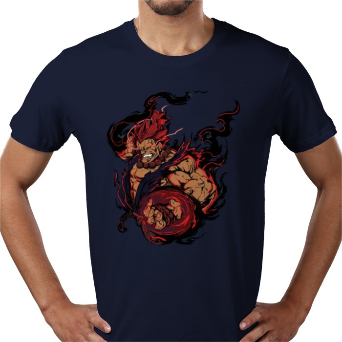 Street Fighter Akuma T-Shirt | Raging Demon Retro Gaming Graphic Tee