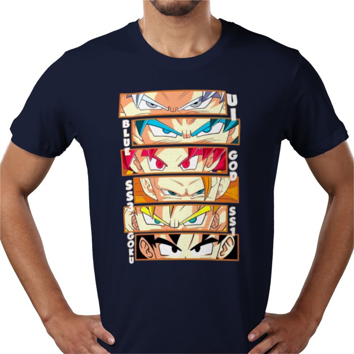 Dragon Ball Z Goku Eyes T-Shirt | Super Saiyan Anime Tee