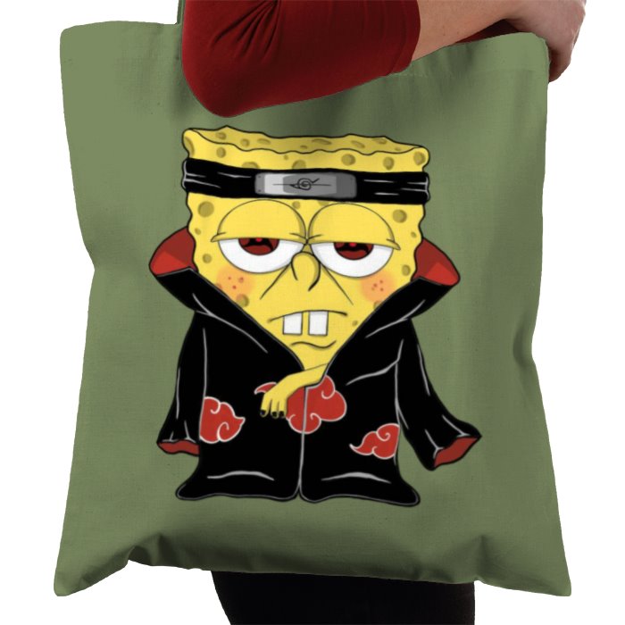 SpongeBob SquarePants & Naruto - SpongeBob Uchiha Tote Bag