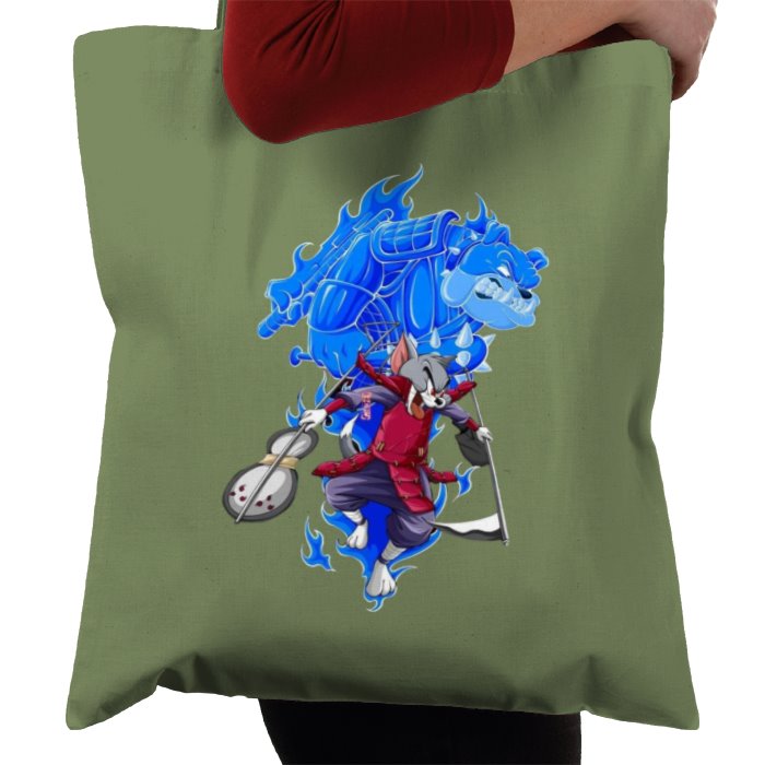 Tom & Jerry & Naruto - Tom/Madara Tote Bag