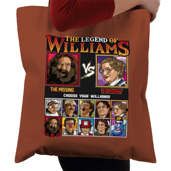 Robin Williams & The Legend Of Zelda -The Legend Of Williams Tote Bag