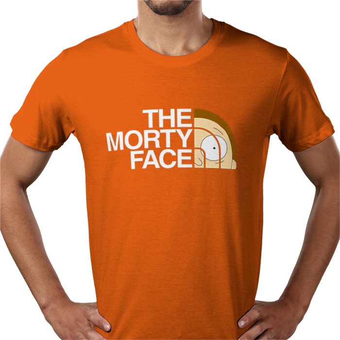 Rick & Morty x The North Face Parody - The Morty Face T-Shirt