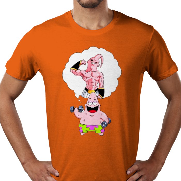Dragon Ball Z x SpongeBob Crossover T-Shirt | DBZ Mashup Anime Tee