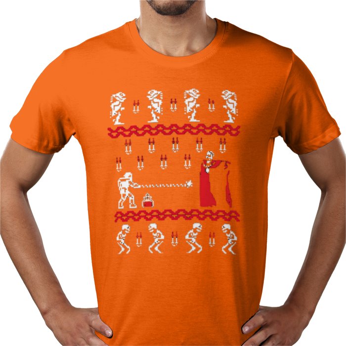 Ugly Jumper Style - Castle Vania Christmas T Shirt