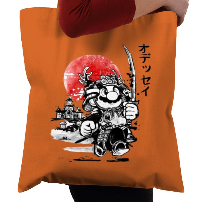 Super Mario Bro's - Samurai Mario Tote Bag