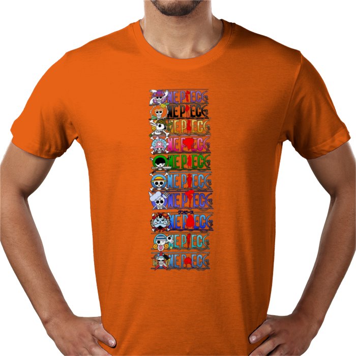 One Piece Stacked Logo T-Shirt | Grand Line Anime Tee
