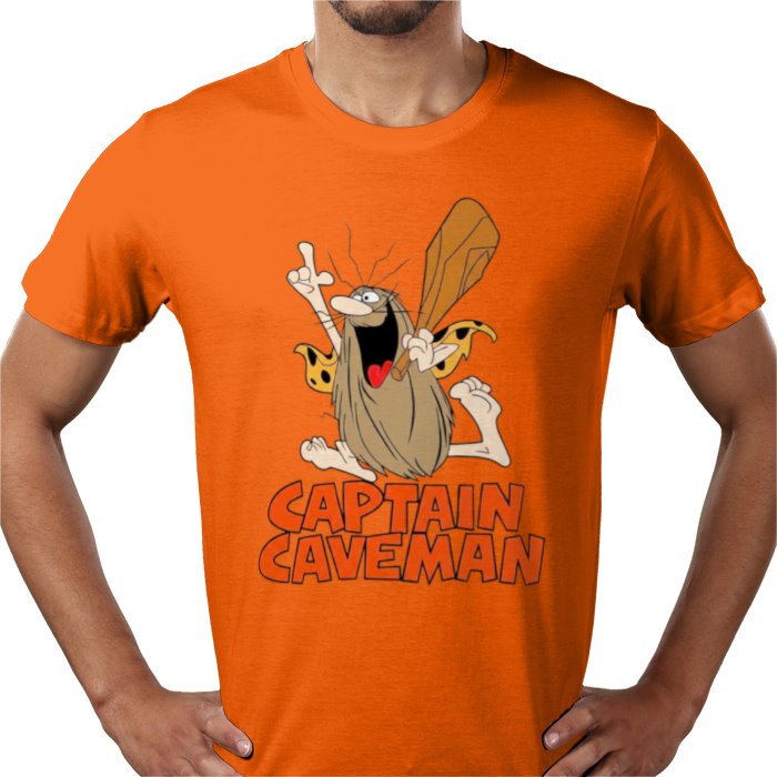 Captain Caveman Theme T-shirt