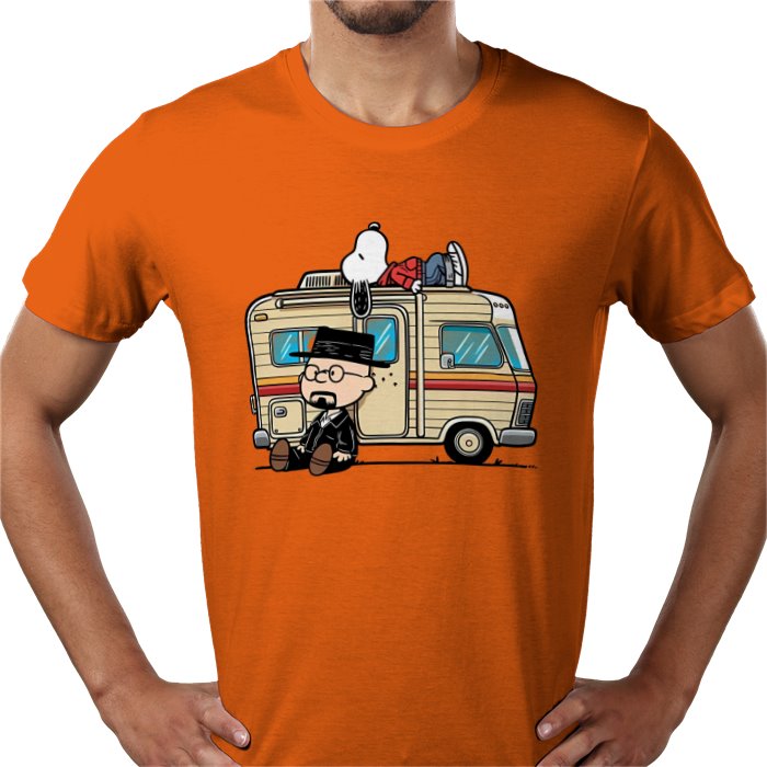 Peanuts x Breaking Bad Parody T-Shirt