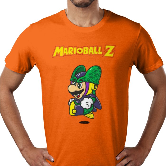 Super Mario x Dragon Ball Z Marioball Z T-Shirt | Gaming Anime Mashup Tee