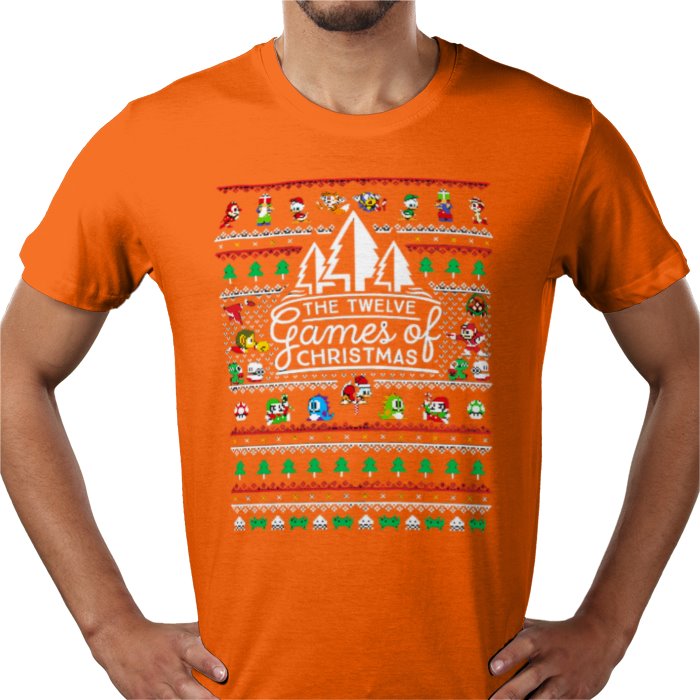 Ugly Jumper Style - 12 Games Of Christmas T Shirt