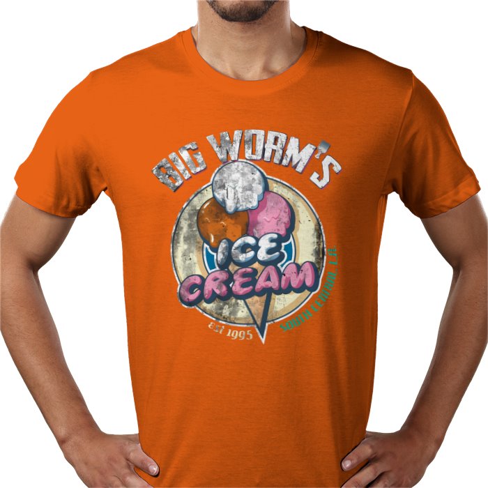 Friday - Big Worms Ice Cream T-Shirt