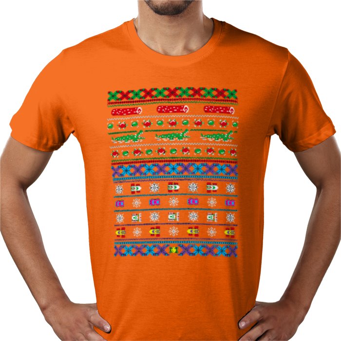 Ugly Jumper Style - Frogs Logs & Automobiles Christmas T Shirt