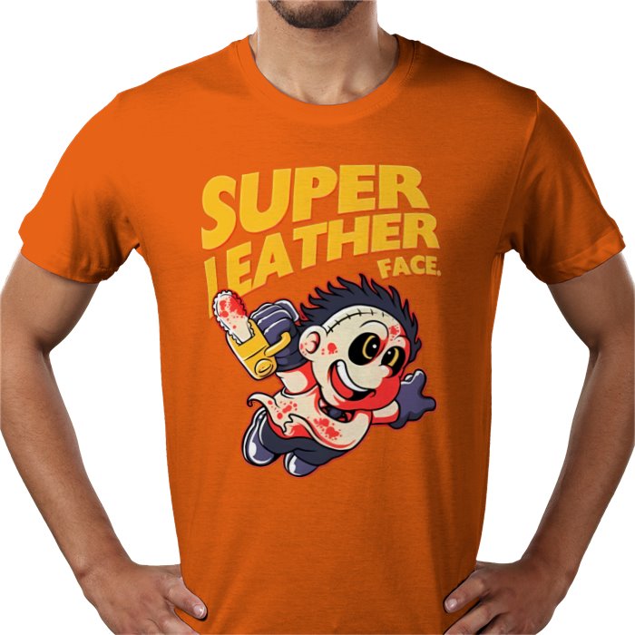 Texas Chainsaw Massacre x Super Mario Bros - Super Leatheface T Shirt
