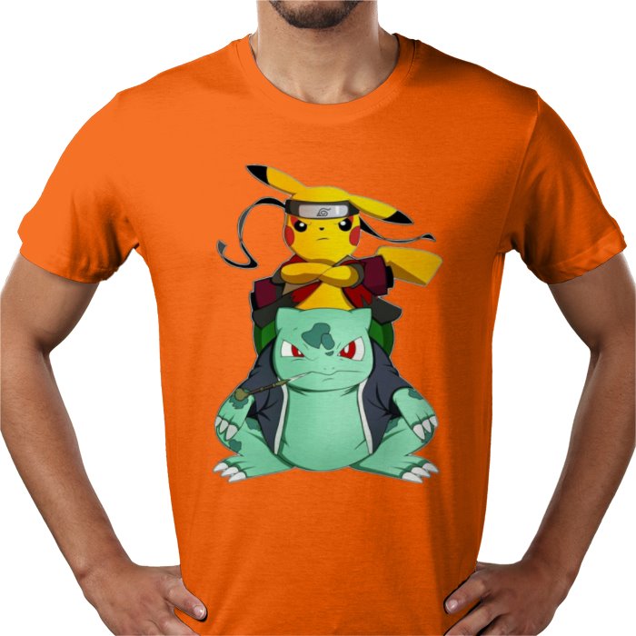 Pokémon & Naruto - Poke Ninjas T-shirt