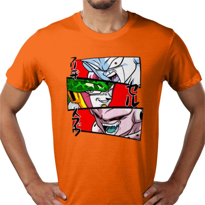Dragon Ball Z Faces of Evil T-Shirt | DBZ Villains Anime Tee
