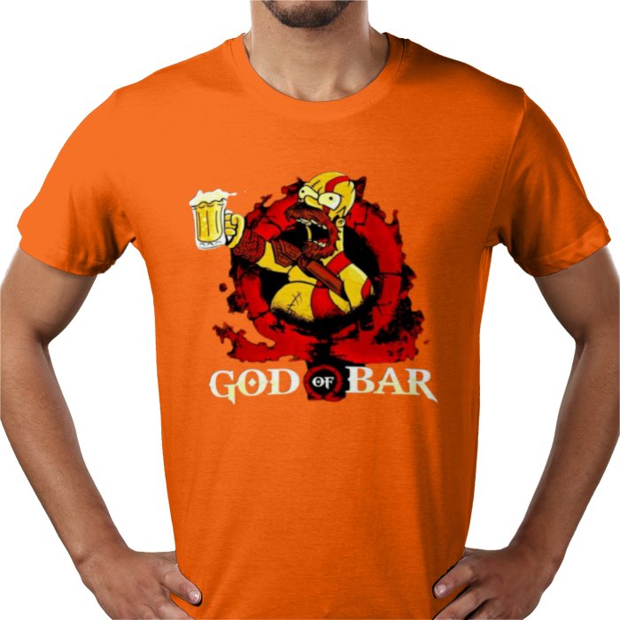 The Simpsons & God Of War - God Of Bar T-shirt