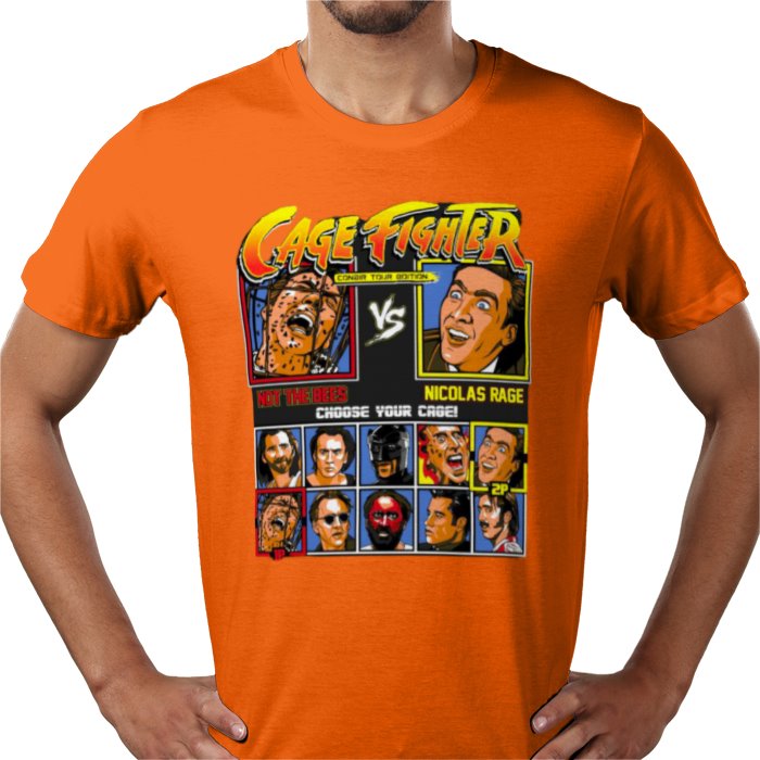 Nicholas Cage & Street Fighter - Cage Fighter T-shirt