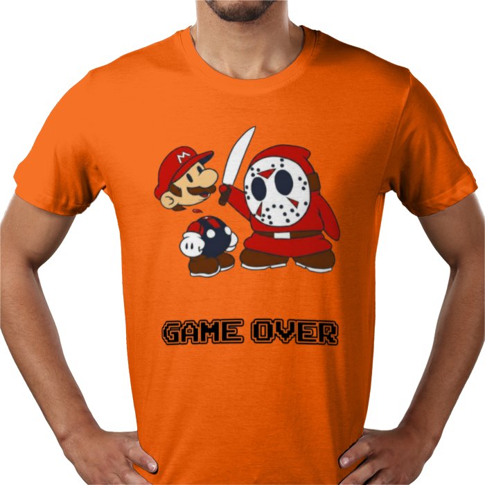Super Mario T-Shirt | Game Over Retro Gaming Graphic Tee