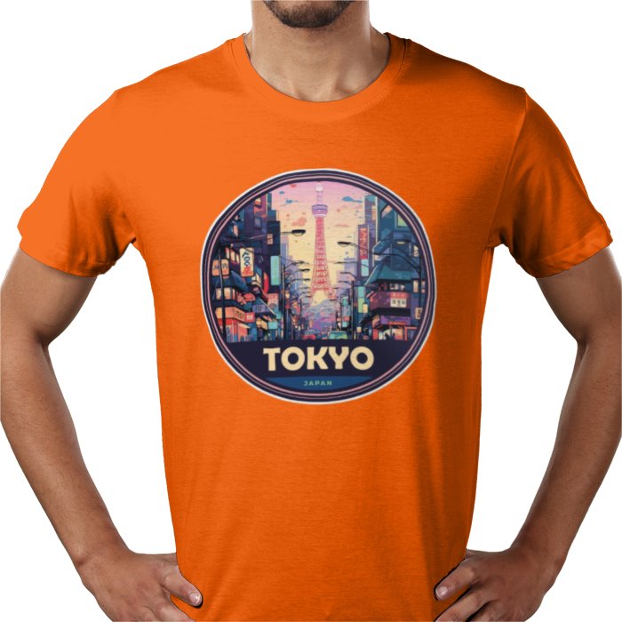 Tokyo Japan Badge T-shirt