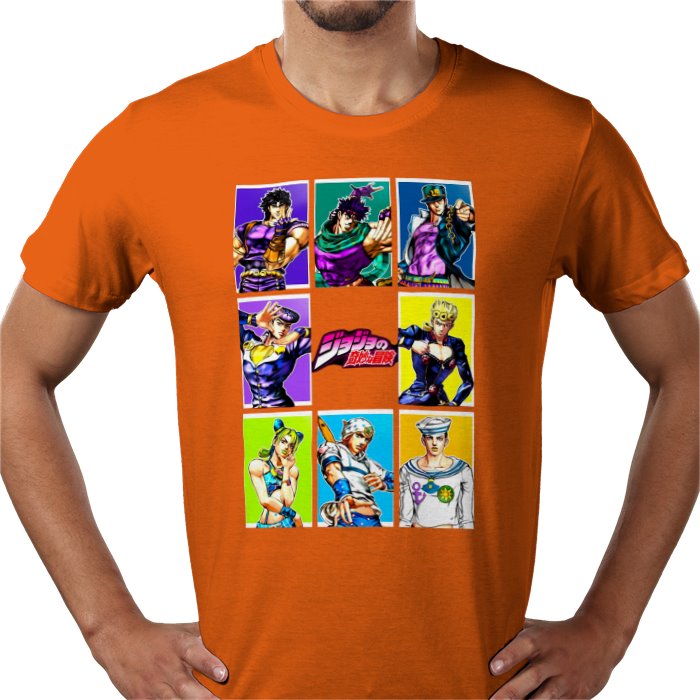 JoJo's Bizarre Adventure - Grid Collage T-Shirt