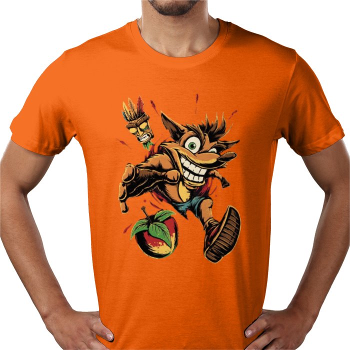 Crash Bandicoot T-Shirt | PlayStation Retro Gaming Graphic Tee