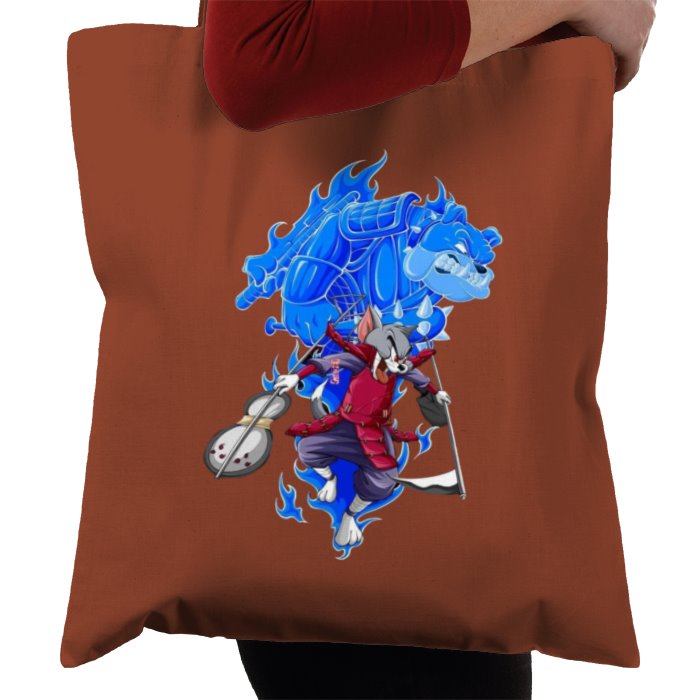 Tom & Jerry & Naruto - Tom/Madara Tote Bag