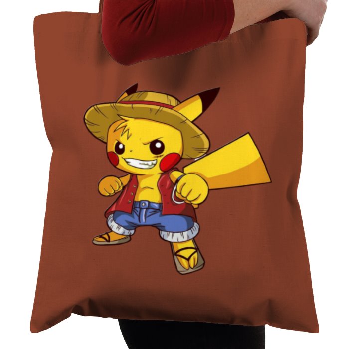 Pokémon & One Piece - PikaLuff Tote Bag