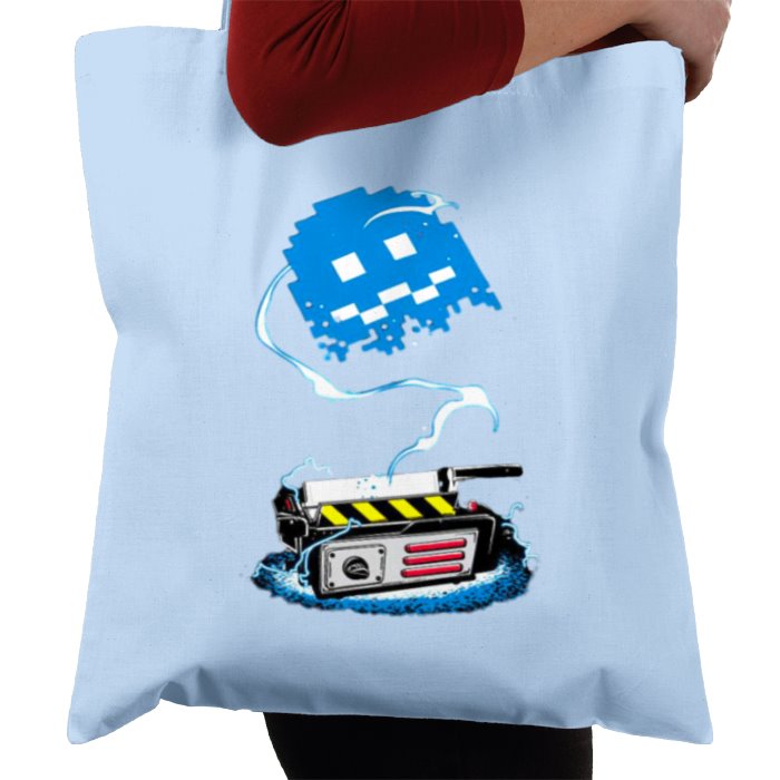 Pacman & Ghostbusters - Ghost Trap Tote Bag