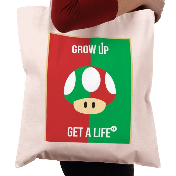 Super Mario Bro's - Get A Life Tote Bag