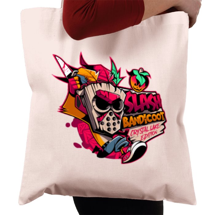 Crash Bandicoot & Friday 13th - Slash Bandicoot Tote Bag