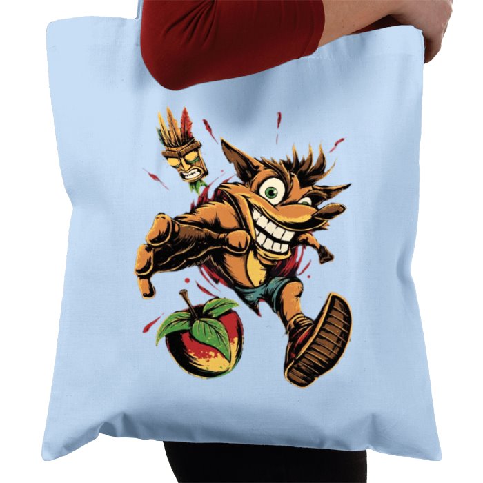 Crash Bandicoot Theme Tote Bag