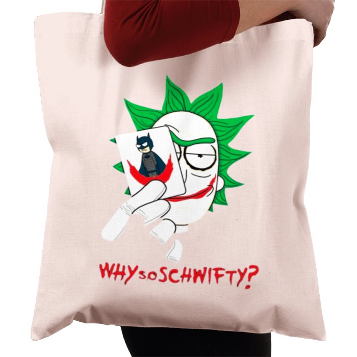 Rick & Morty x Batman - Why So Schwifty Tote Bag