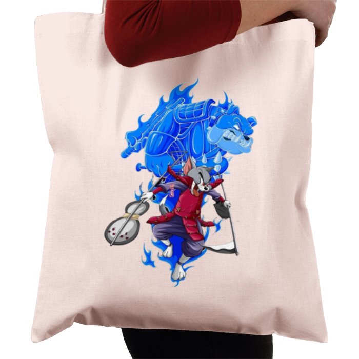 Tom & Jerry & Naruto - Tom/Madara Tote Bag