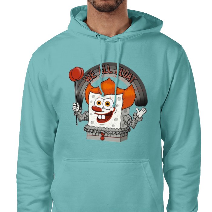 Pennywise IT x SpongeBob Square Pants - We All Float Pocket Hoodie