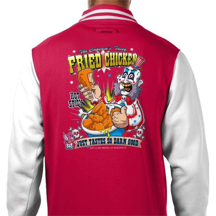 Captain Spaulding Fried Chicken Varsity Jacket