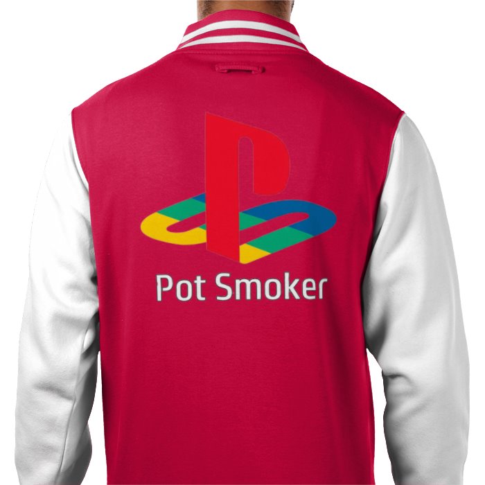 PlayStation Parody Pot Smoker Varsity Jacket