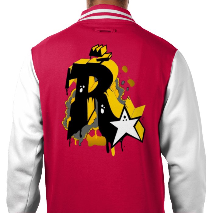 Rockstar Theme Varsity Jacket