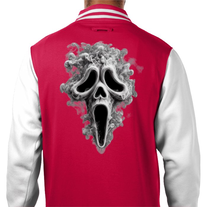 Scream - Smoke Face Varsity Jacket