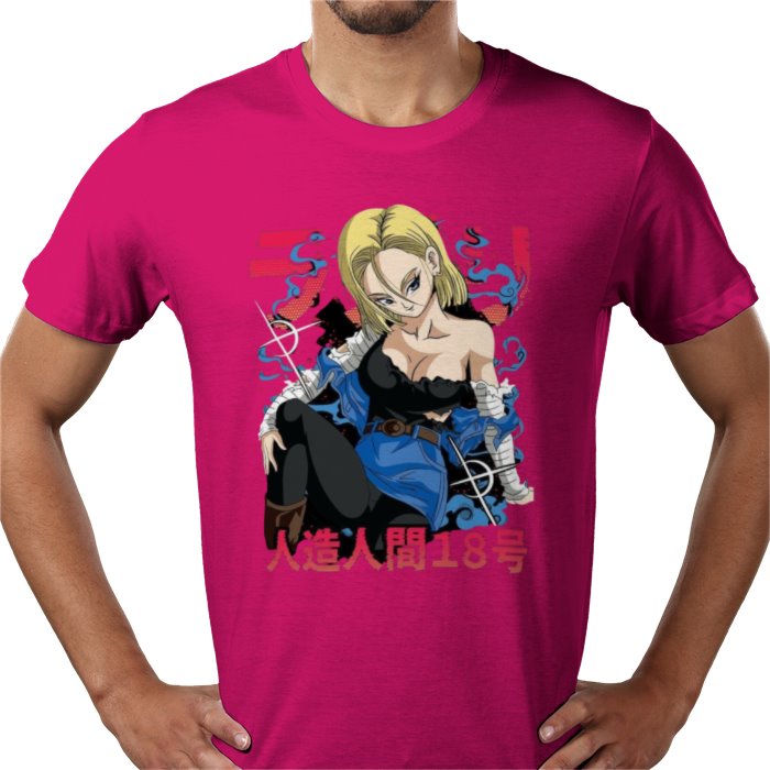 Dragon Ball Z Raunchy Android 18 T-Shirt | Android 18 DBZ Anime Tee