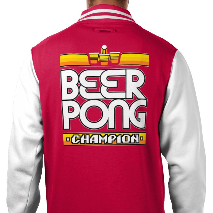 Beer Pong Varsity Jacket