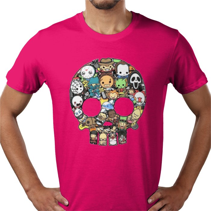 Horror Skull Montage T Shirt