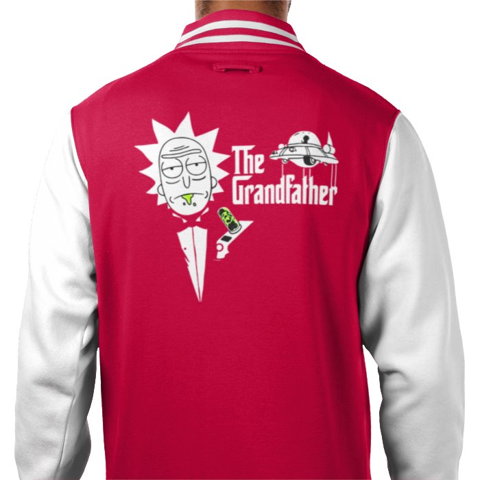 Rick & Morty & The Godfather - The Grandfather Varsity Jacket